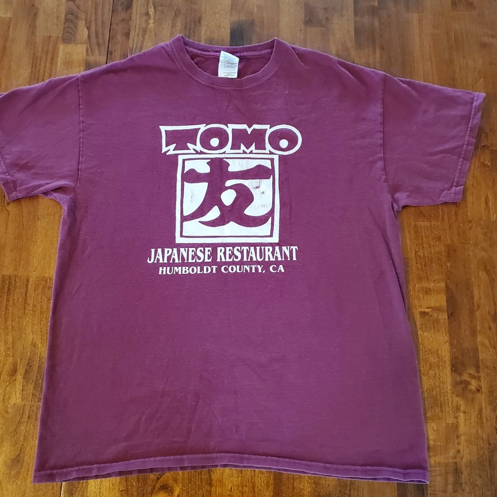 Tomo Japanese Restaurant Humboldt County Graphic T-shirt Size Large L Un…